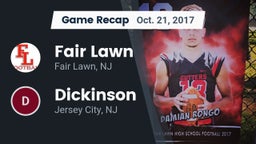 Recap: Fair Lawn  vs. Dickinson  2017