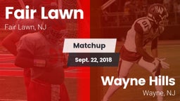 Matchup: Fair Lawn vs. Wayne Hills  2018