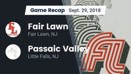 Recap: Fair Lawn  vs. Passaic Valley  2018