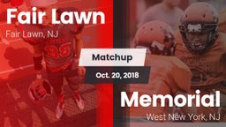 Matchup: Fair Lawn vs. Memorial  2018