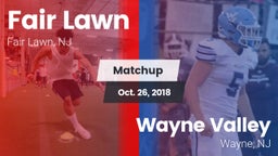 Matchup: Fair Lawn vs. Wayne Valley  2018