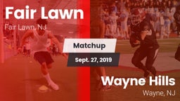 Matchup: Fair Lawn vs. Wayne Hills  2019