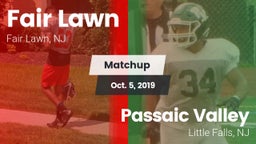 Matchup: Fair Lawn vs. Passaic Valley  2019