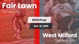 Matchup: Fair Lawn vs. West Milford  2019