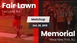 Matchup: Fair Lawn vs. Memorial  2019