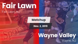 Matchup: Fair Lawn vs. Wayne Valley  2019