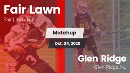 Matchup: Fair Lawn vs. Glen Ridge  2020
