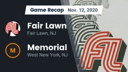 Recap: Fair Lawn  vs. Memorial  2020
