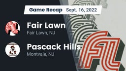Recap: Fair Lawn  vs. Pascack Hills  2022