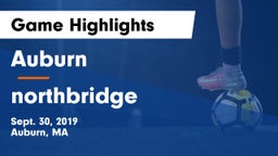 Auburn  vs northbridge  Game Highlights - Sept. 30, 2019