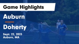 Auburn  vs Doherty Game Highlights - Sept. 22, 2023