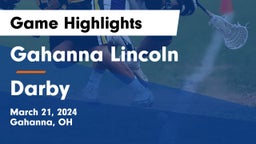 Gahanna Lincoln  vs Darby  Game Highlights - March 21, 2024