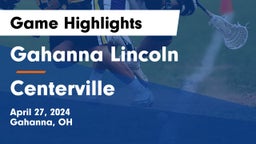 Gahanna Lincoln  vs Centerville Game Highlights - April 27, 2024