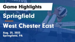 Springfield  vs West Chester East Game Highlights - Aug. 25, 2023
