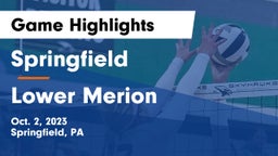 Springfield  vs Lower Merion  Game Highlights - Oct. 2, 2023