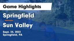 Springfield  vs Sun Valley  Game Highlights - Sept. 24, 2022