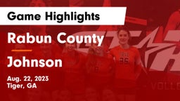 Rabun County  vs Johnson  Game Highlights - Aug. 22, 2023