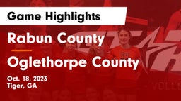 Rabun County  vs Oglethorpe County  Game Highlights - Oct. 18, 2023
