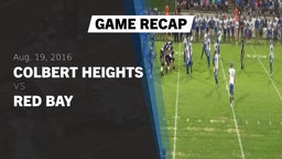 Recap: Colbert Heights  vs. Red Bay 2016