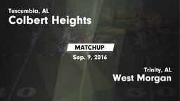 Matchup: Colbert Heights vs. West Morgan  2016