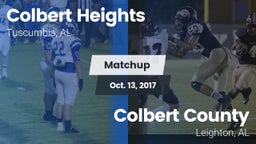 Matchup: Colbert Heights vs. Colbert County  2017