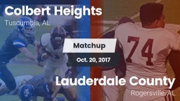 Matchup: Colbert Heights vs. Lauderdale County  2017