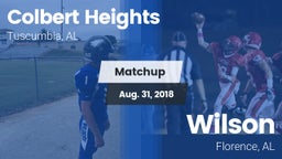 Matchup: Colbert Heights vs. Wilson  2018