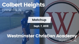 Matchup: Colbert Heights vs. Westminster Christian Academy 2018