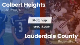 Matchup: Colbert Heights vs. Lauderdale County  2019