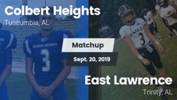 Matchup: Colbert Heights vs. East Lawrence  2019