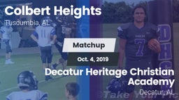 Matchup: Colbert Heights vs. Decatur Heritage Christian Academy  2019
