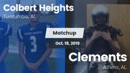 Matchup: Colbert Heights vs. Clements  2019