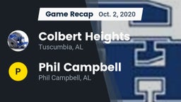 Recap: Colbert Heights  vs. Phil Campbell  2020