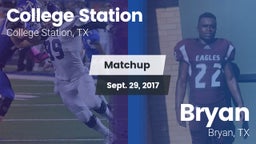 Matchup: College Station vs. Bryan  2017