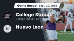 Recap: College Station  vs. Nuevo Leon 2018