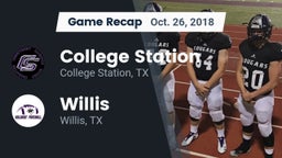 Recap: College Station  vs. Willis  2018