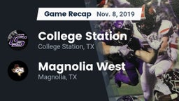 Recap: College Station  vs. Magnolia West  2019