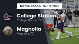 Recap: College Station  vs. Magnolia  2020