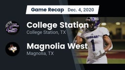 Recap: College Station  vs. Magnolia West  2020