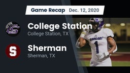 Recap: College Station  vs. Sherman  2020