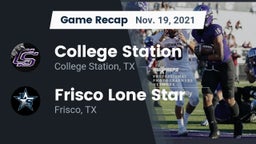 Recap: College Station  vs. Frisco Lone Star  2021
