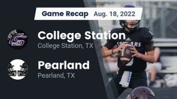 Recap: College Station  vs. Pearland  2022