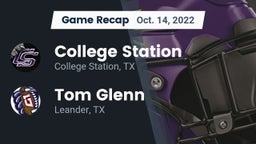 Recap: College Station  vs. Tom Glenn  2022