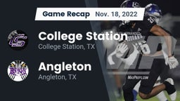 Recap: College Station  vs. Angleton  2022