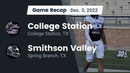 Recap: College Station  vs. Smithson Valley  2022