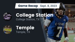 Recap: College Station  vs. Temple  2023