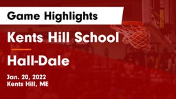 Kents Hill School vs Hall-Dale  Game Highlights - Jan. 20, 2022