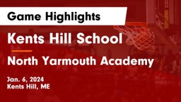 Kents Hill School vs North Yarmouth Academy Game Highlights - Jan. 6, 2024