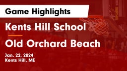 Kents Hill School vs Old Orchard Beach  Game Highlights - Jan. 22, 2024