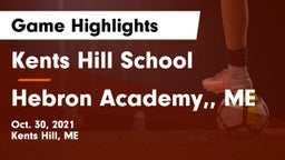 Kents Hill School vs Hebron Academy,, ME Game Highlights - Oct. 30, 2021